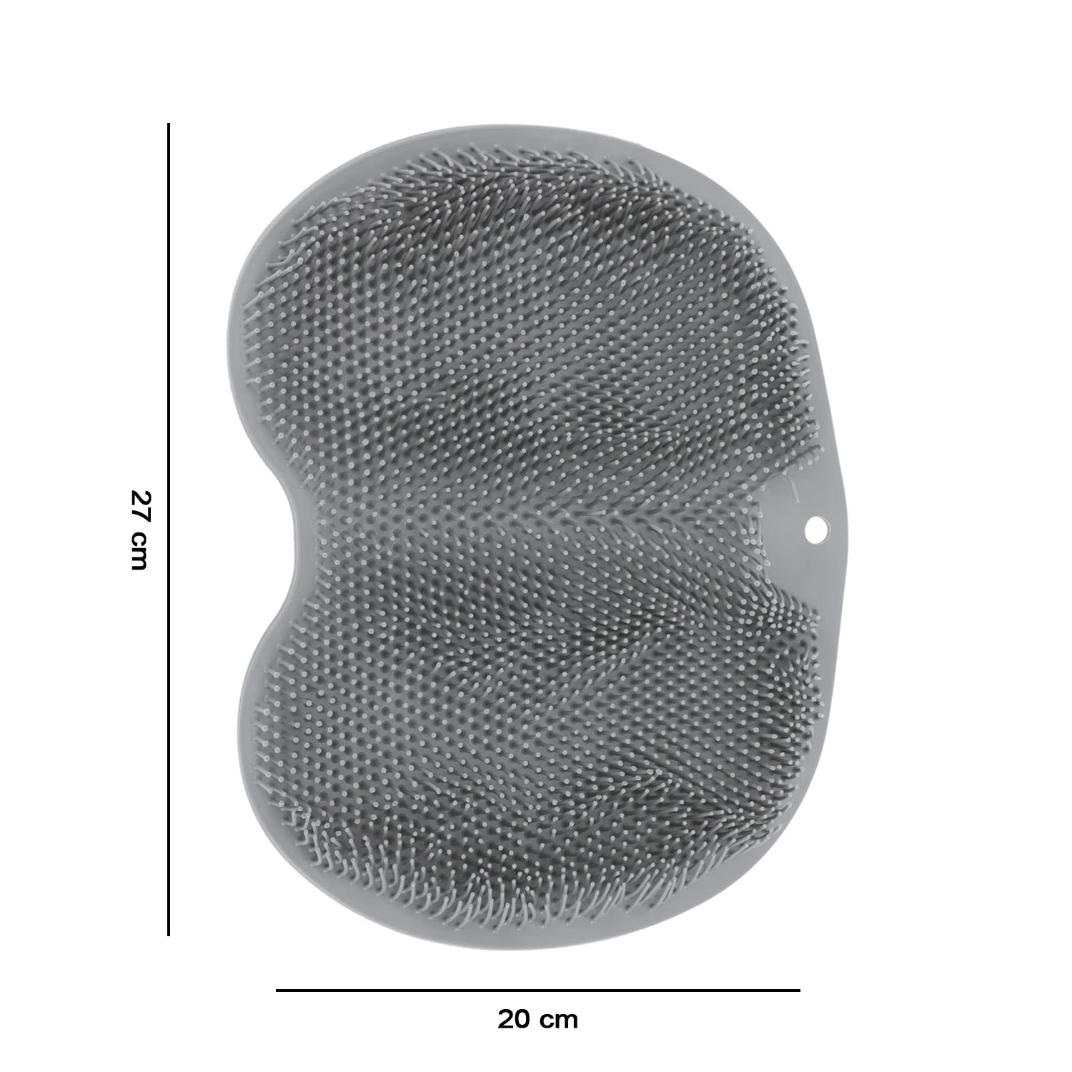 Silicone Bathroom Foot Cleaning Scrubber Mat (1 Pc 27x20 Cm)