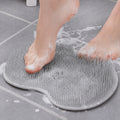 Silicone Bathroom Foot Cleaning Scrubber Mat (1 Pc 27x20 Cm)